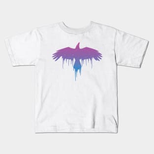 The Midnight Raven Colour Kids T-Shirt